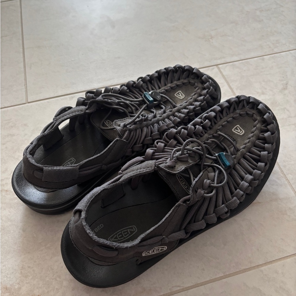 Keen Charcoal Woven Sandals